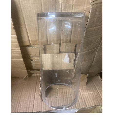 Clear glass cylinder vase - clear,
