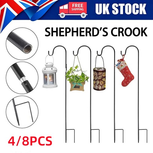 8pc shepherds crook hooks - 8pc,