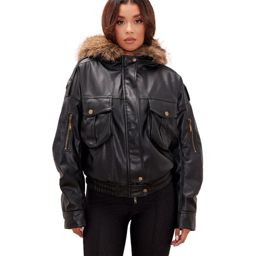 Ladies real leather jacket - real,
