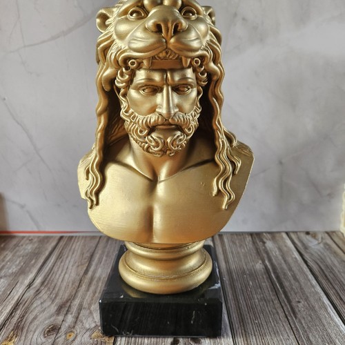 Metallic gold lion hercules - gold,