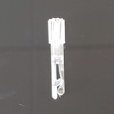 Vertical Blind Track Carrier Clip Hook - No Carrier -Clear Plastic 6pcs