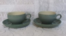 2 X Denby Manor Green Tea Cups
