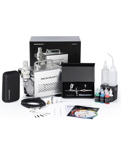 Airbrush kit with - airbrush,
