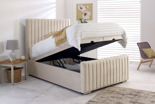 Ottoman storage bed - ottoman, frame