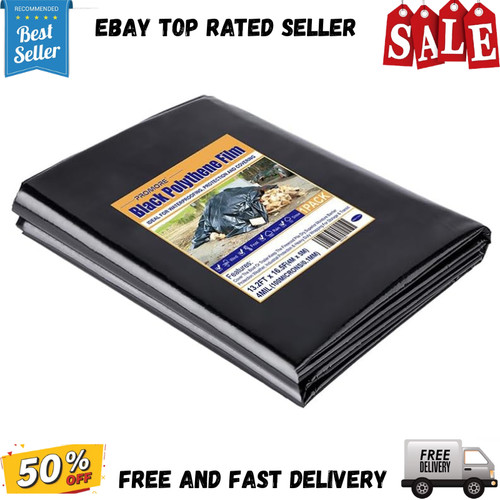 Black plastic sheeting - black,