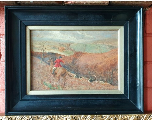 Foxhunting art west - foxhunting, art,