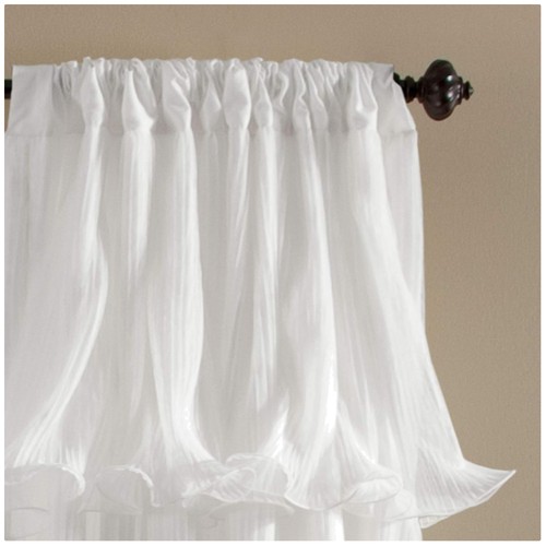 Shabby chic ruffle curtains - shabby,