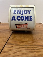 Vintage Keebler Enjoy A Cone Metal Ice Cream Cone Dispenser