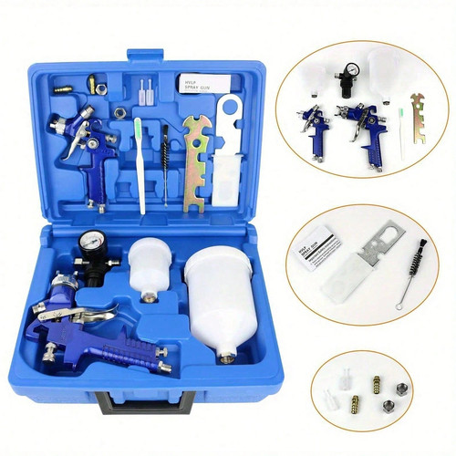 Hvlp spray gun kit air - 2, x