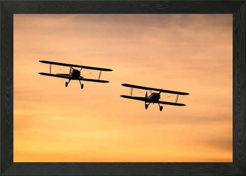 Plane framed wall art poster - plane,
