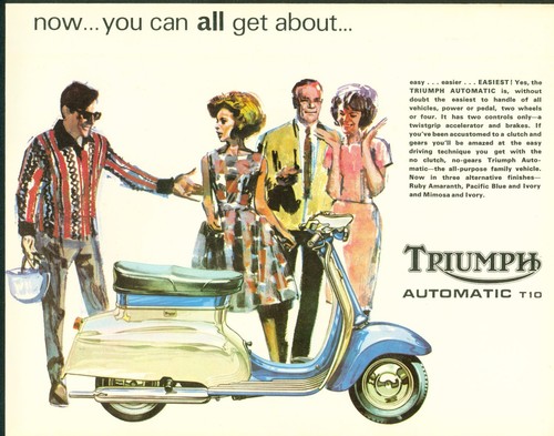 Triumph t10 automatic scooter - automatic,
