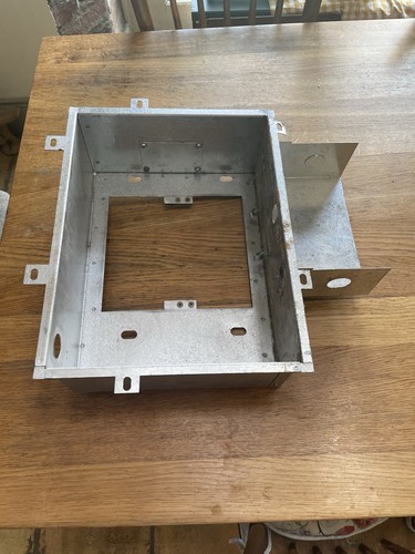 Aga control box plate - control,