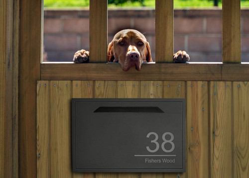Parcel box for gates - &, fences