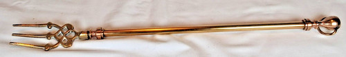 Lovely antique brass toasting - antique,