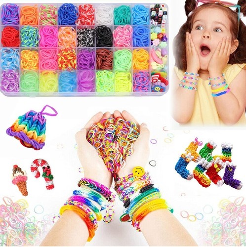 4800pcs rubber loom bands kit - bands,