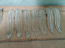 7-foglie in vetro di murano  per lampadario di ercole barovier e toso  anni -40