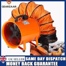 12''300mm Dust Extractor Fan 10m Ducting Portable Workshop Ventilation Blower