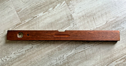 Vintage wooden spirit level - ,
