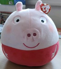 Squish-A-Boo Ty Peppa Pig Soft Plush. Pre-loved.