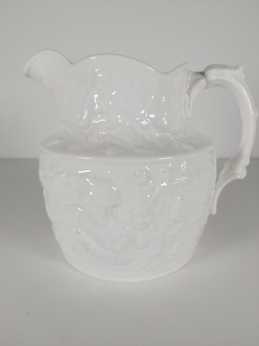 Antique tuscan porcelain - porcelain, white