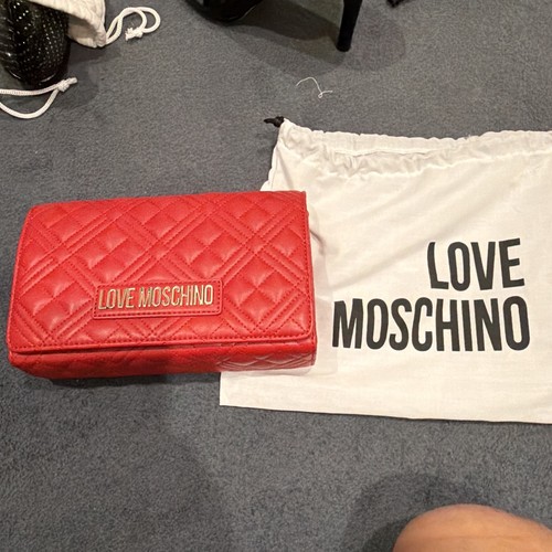 Love moschino red - red, leather