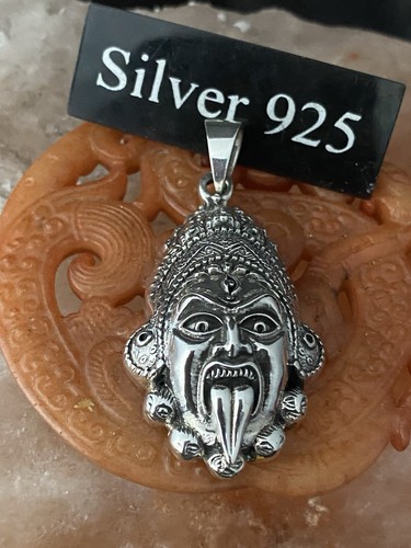 Solid silver goddess kali - goddess,