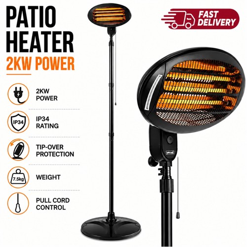 2kw electric patio heater - electric, free