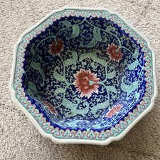 Chinese Imari Octagonal Bowl