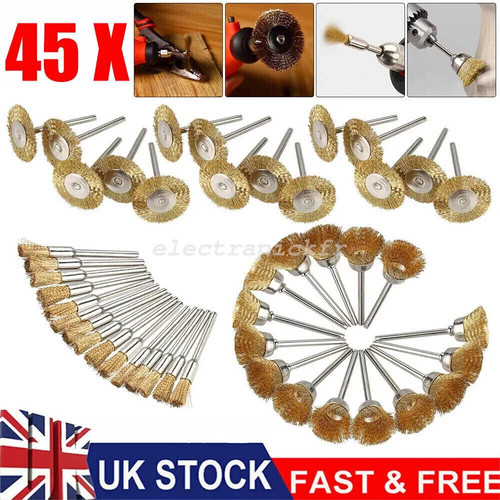 45pcs brass polishing wire cup - 45pcs,