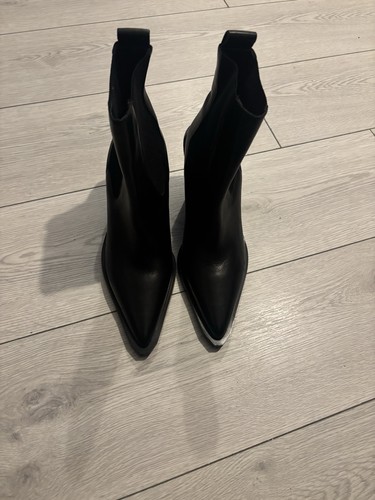 Women leather mango chelsea - mango,