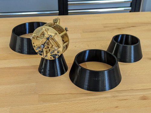 Clock movement holder rings - movement,