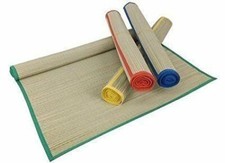 X2 Straw Beach Mat Roll Up