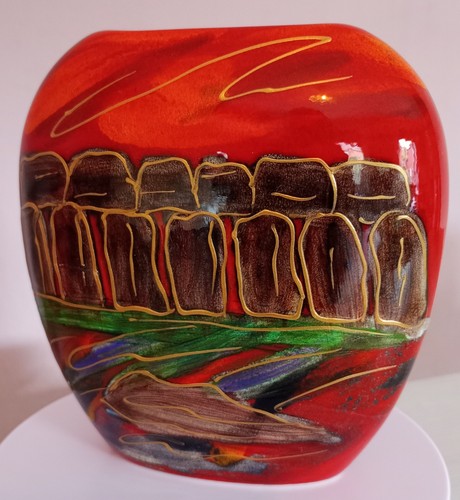 Anita harris art pottery purse - harris,