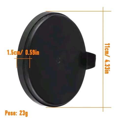 Headlight rubber dust cap - rubber, fiat