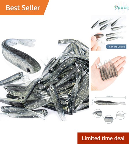 Pcs soft plastic fishing - 50,