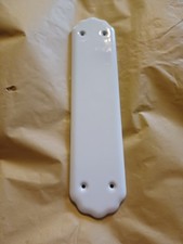 Vintage white finger plate - vintage,