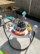 Bright Starts Wild & Whimsy Baby Jumper / Activity Centre – Black & White Seat