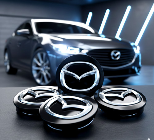 Mazda alloy wheel centre - mazda,