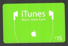 ITUNES Music Store Card, Collectible ( 2004 ) Gift Card ( $0 - NO VALUE )
