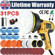 Electric Car Polisher Buffer Sander Polishing Machine 5"inch Buffing Sponge Kit