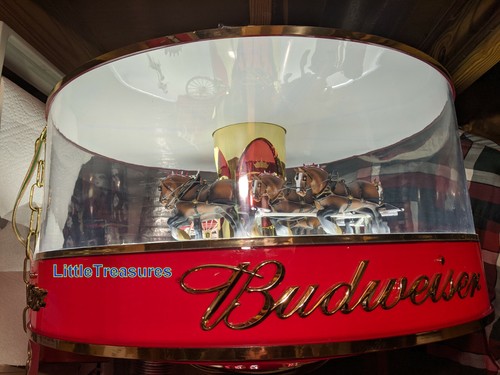 Red top budweiser carousel - top,