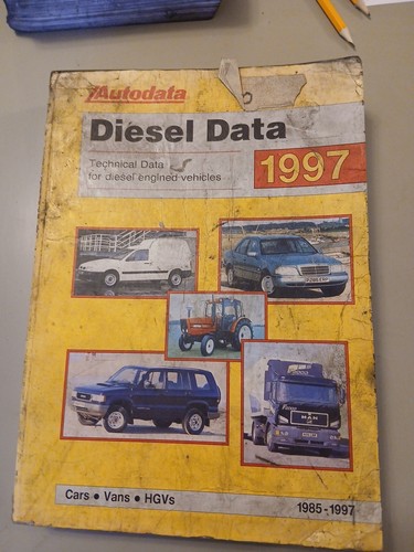 Autodata diesel data 1997 book - data,