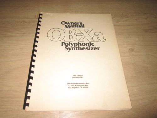 Oberheim 6 voice - ob-xa, 6-voice