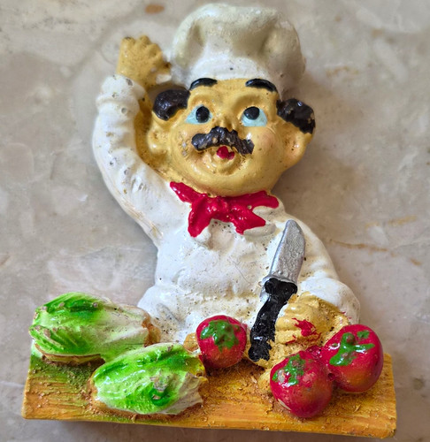 Vintage retro chef food - food, &