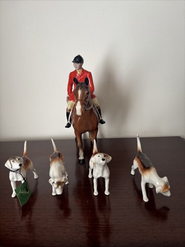 Vintage beswick fox huntsman - fox,