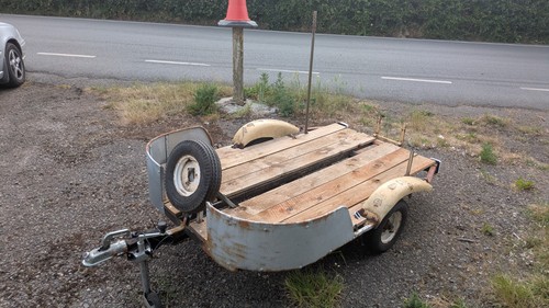 Motorcycle trailer rat look - rat,