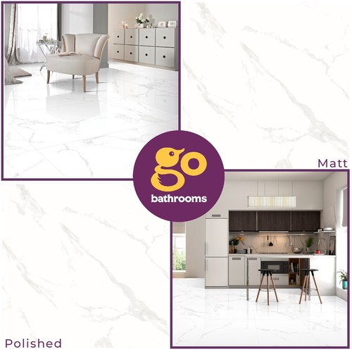 Rectified porcelain white - rectified,