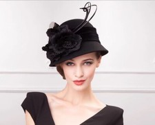 Women's New Gorgeous Black Hat