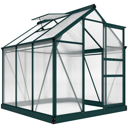 Outsunny 6x6ft walk - 6x6ft, walk-in