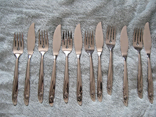 Vintage fish cutlery - set., 6